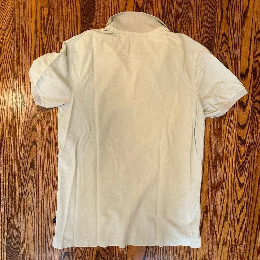 Denver Hayes Modern Fit Stretch Polo Sz M Mint Green - Picture 3 of 4